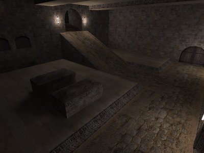 An underground chamber