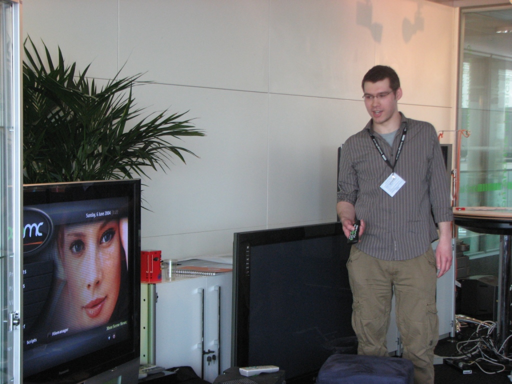 BBC iPlayer running on XBMC at the BBC demonstration