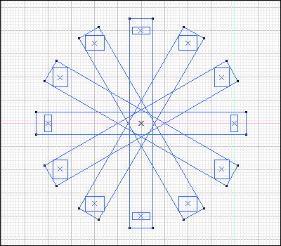 Using brushes to create a ring