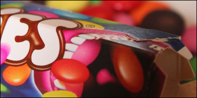 Smarties: much nicer than carrots.
